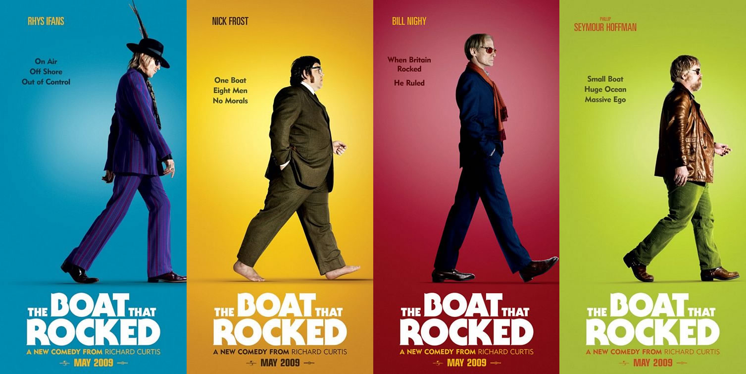 Movie poster of 'The Boat that Rocked.'