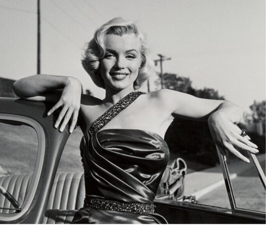 Marilyn Monroe on the set of How to Marry a Millionaire (20th Century Fox, 1953), taken by Frank Worth in the Archives of Movie Star News