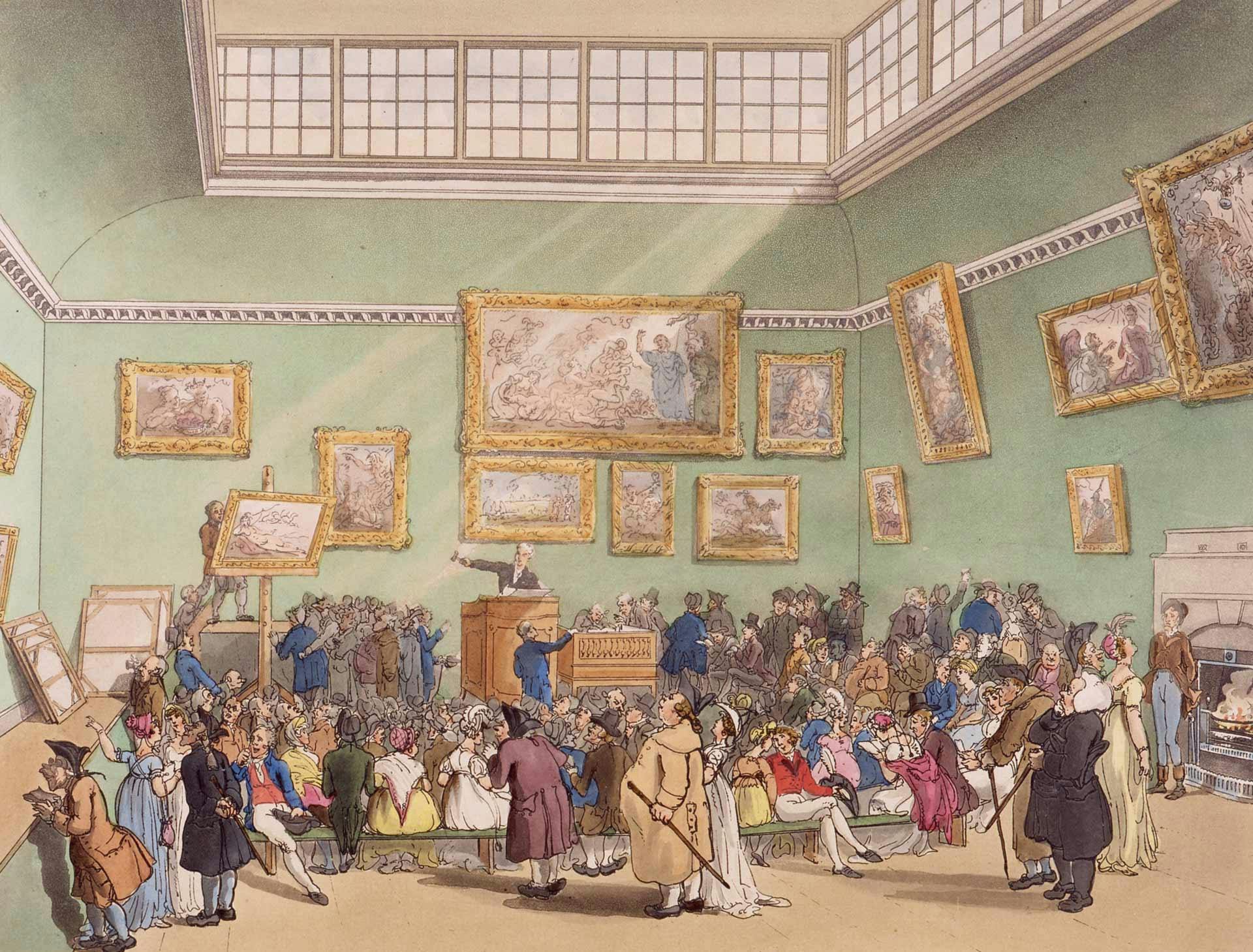 Painting of Christie's (1808)