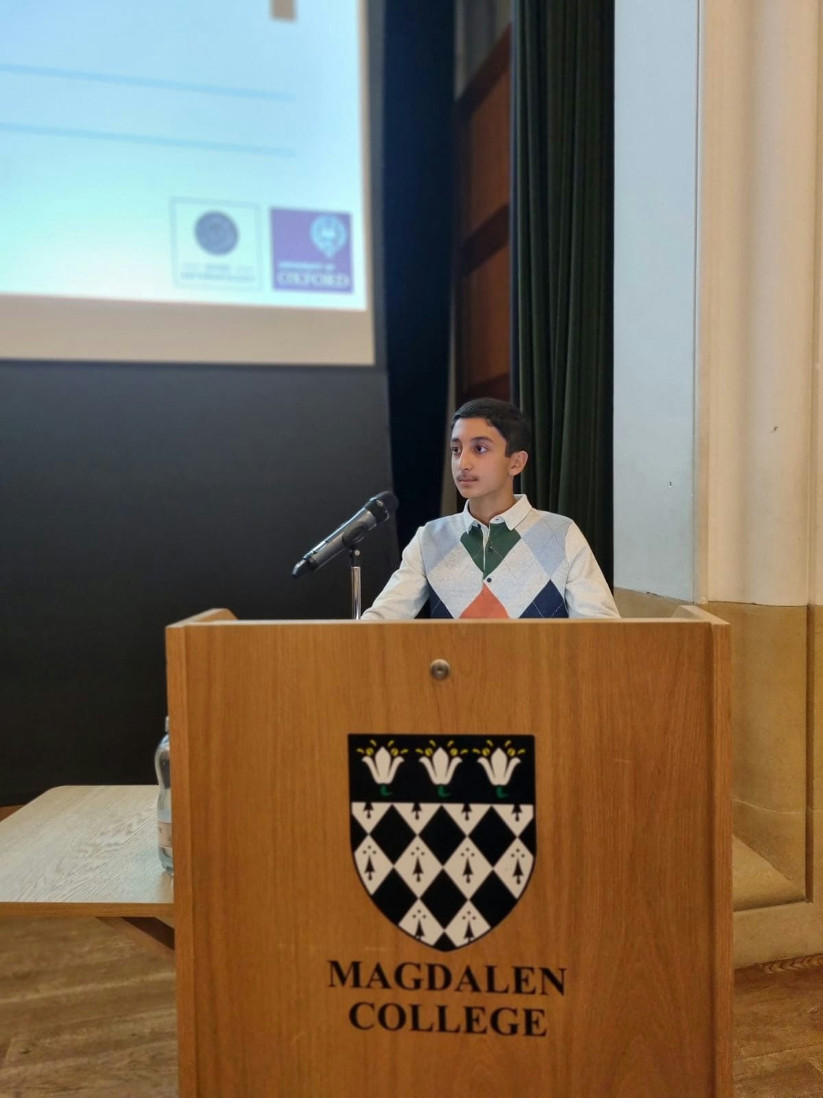 Benyamin Ahmed Speaking at Magdalen College, University of Oxford
