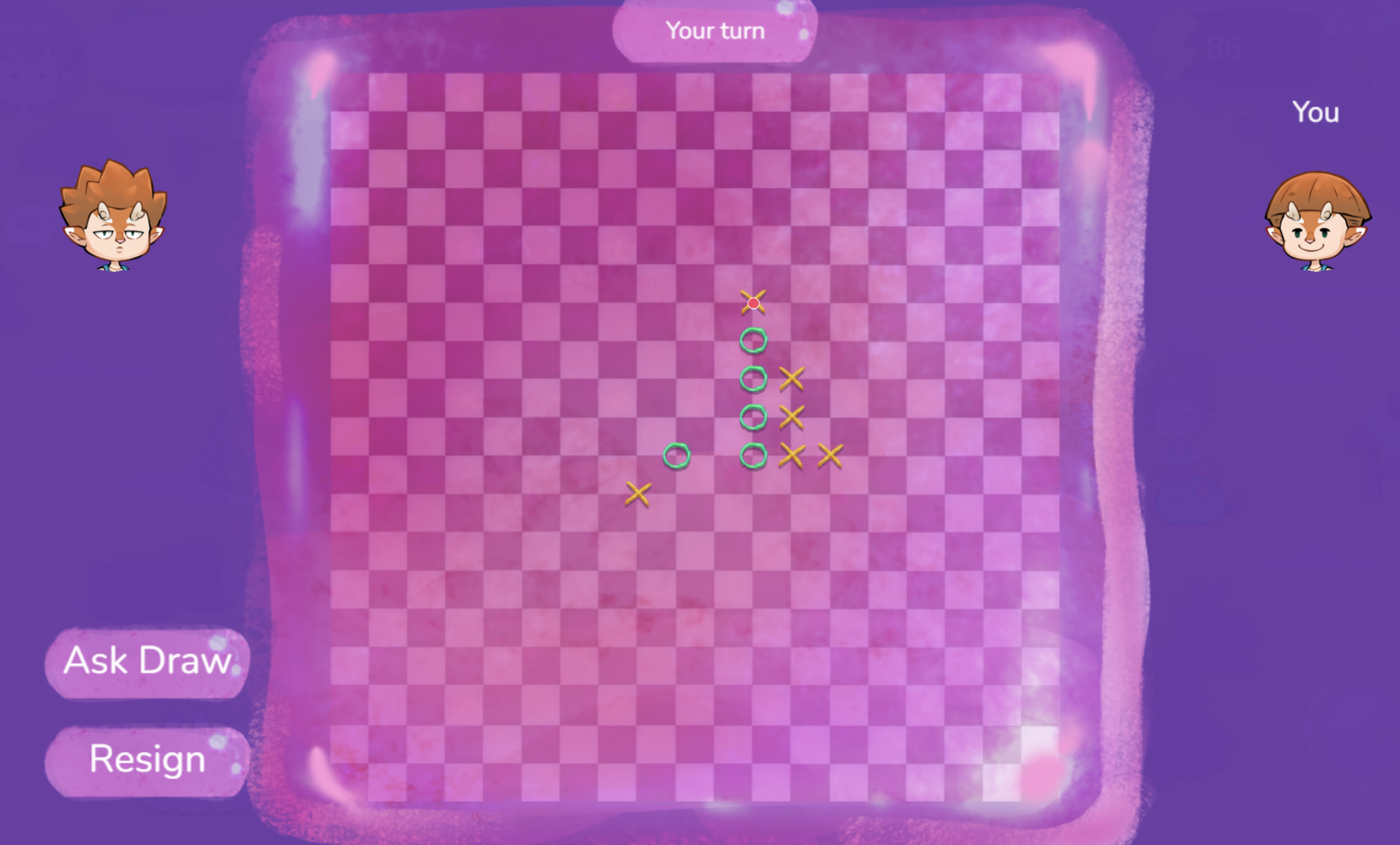 Gomoku - a mini-game we can play in Project T