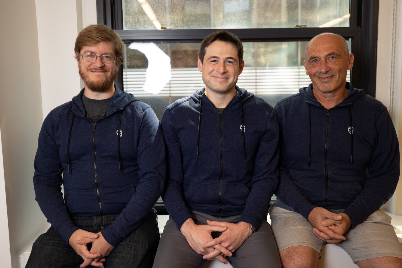 TrustCheck co-Founders Nicholas Horelik, Riccardo Pellegrini, and Henry Katz.