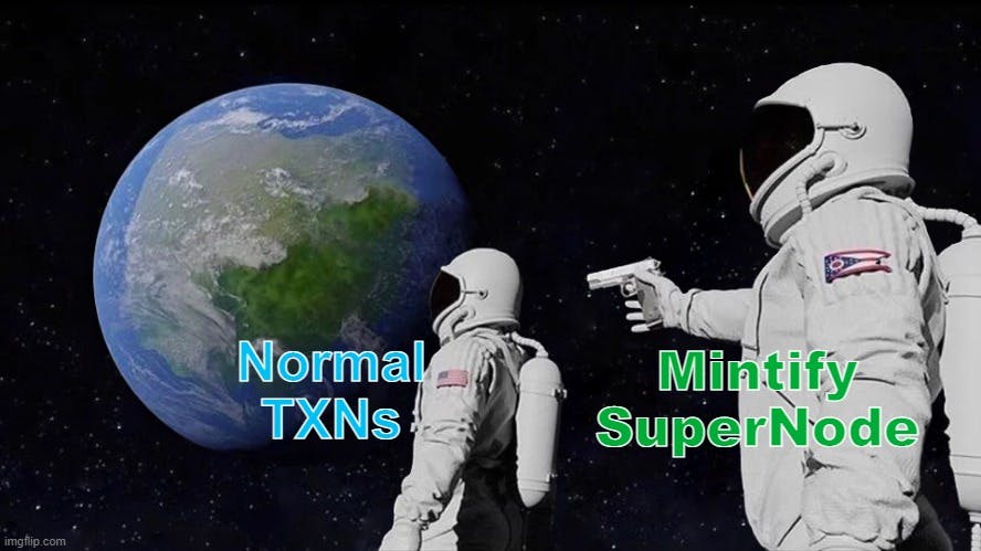 Using the Supernode is like.