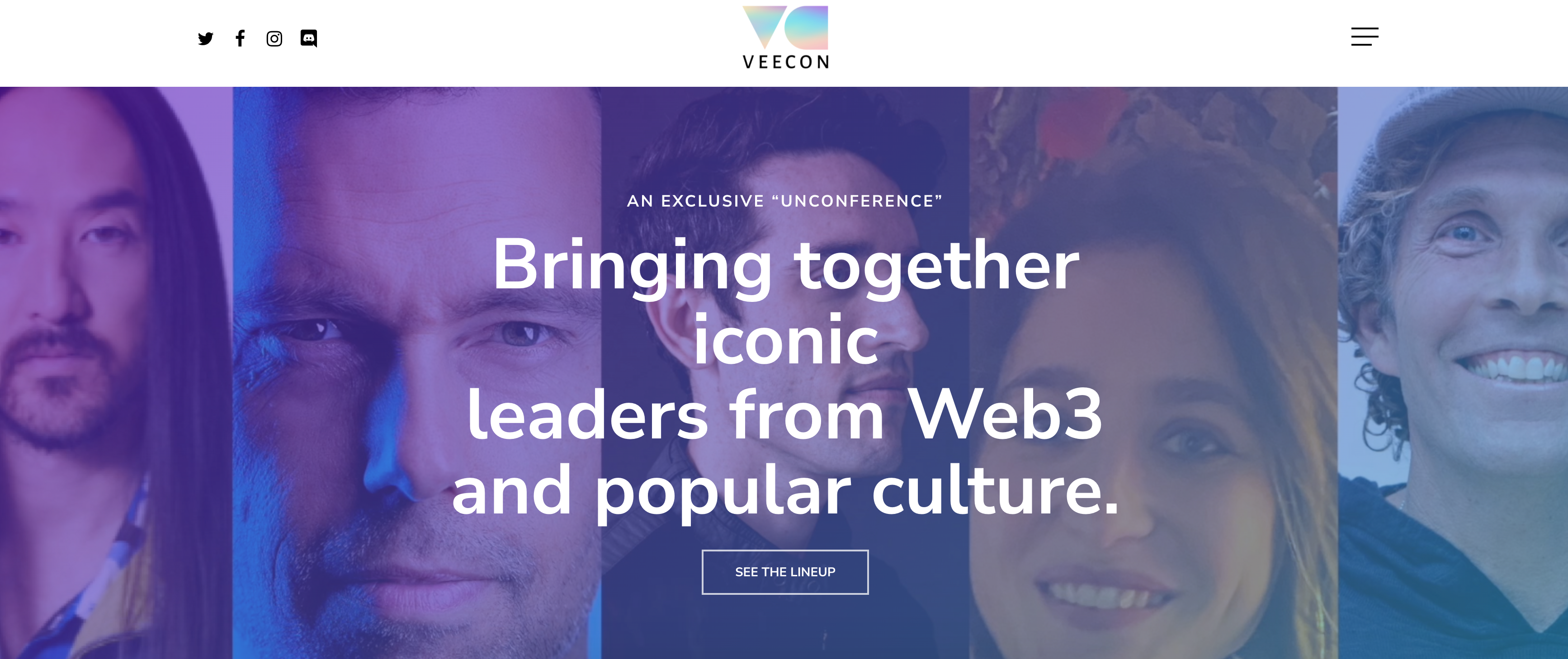 VeeCon, described as “a first of its kind NFT ticketed conference for the Web3 community to come together and build lasting friendships, share ideas, and learn together.”