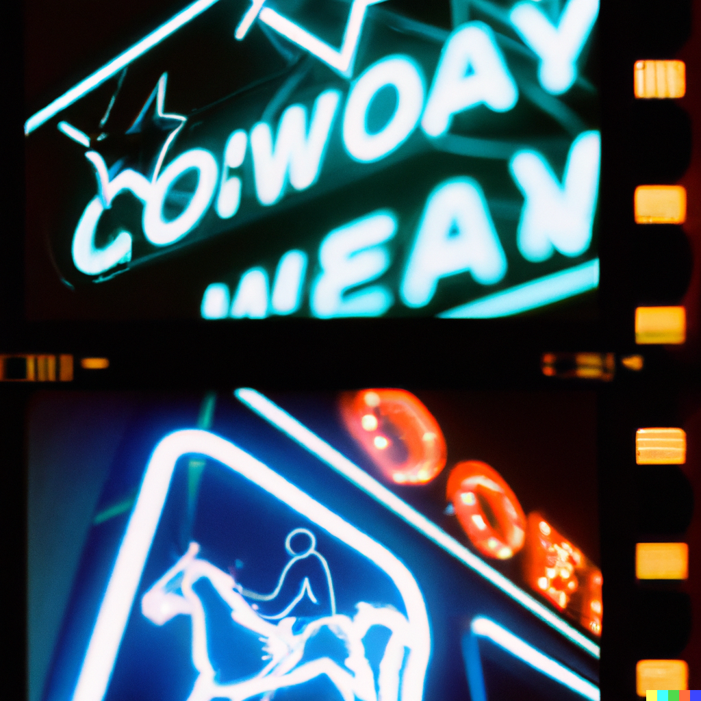 recreating neon signs with dall-e