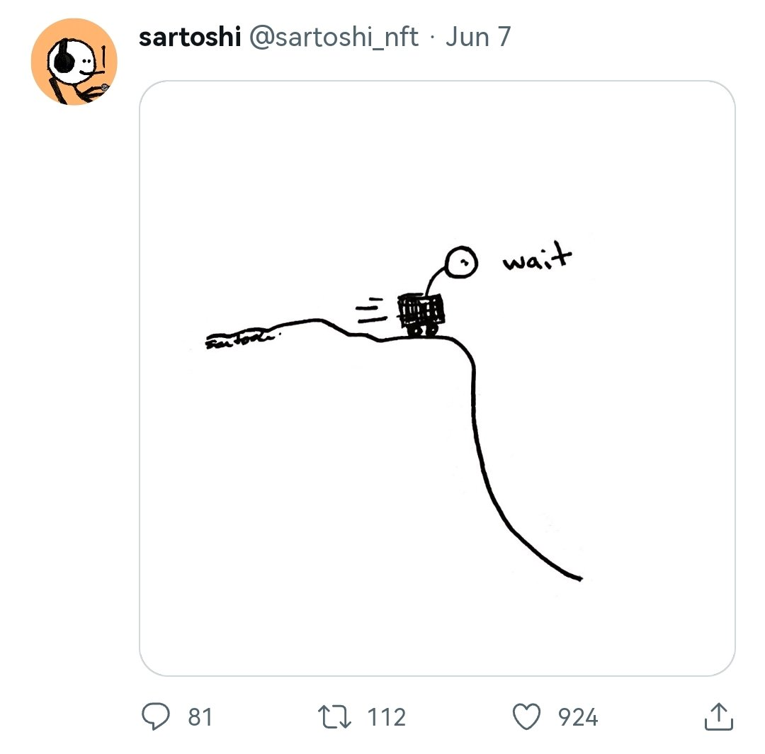 sartoshi predicting the big drop in eth price? idk this one is still a mystery