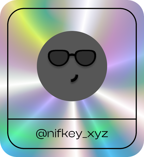 Nifkey NFT for Twitter user @nifkey_xyz