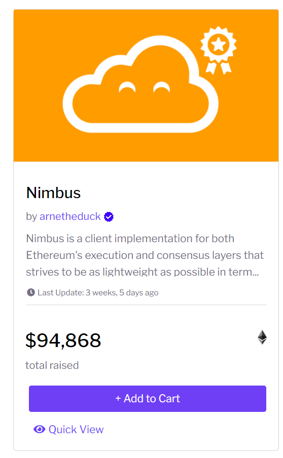 目前有 555 個項目已經或正在通過 Gitcoin 接受捐贈。 其中，前 20 名 Nimbus 獲得了 94,000 美元的捐款。 如果我們以 Nimbus 為標準，RSS3 可以看作是基於 Gitcoin 的前 4% 社區力量。 即使在G11回合，據說RSS3捐贈金額也是第一。 社區的力量在加密生態系統中很重要。