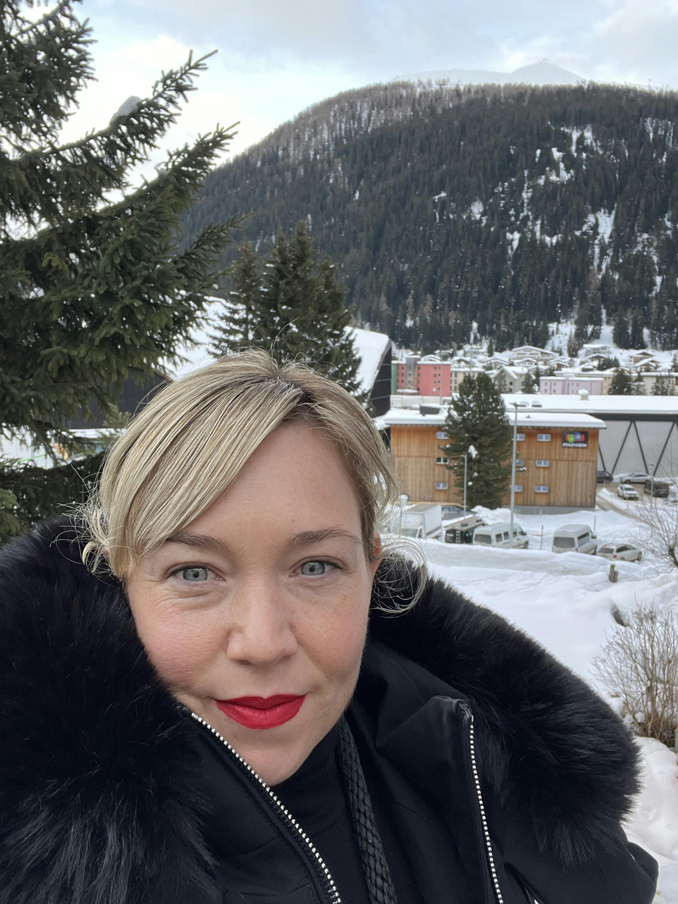 Baukunst Co-Founder & GP Kate McAndrew in Davos, Switzerland.