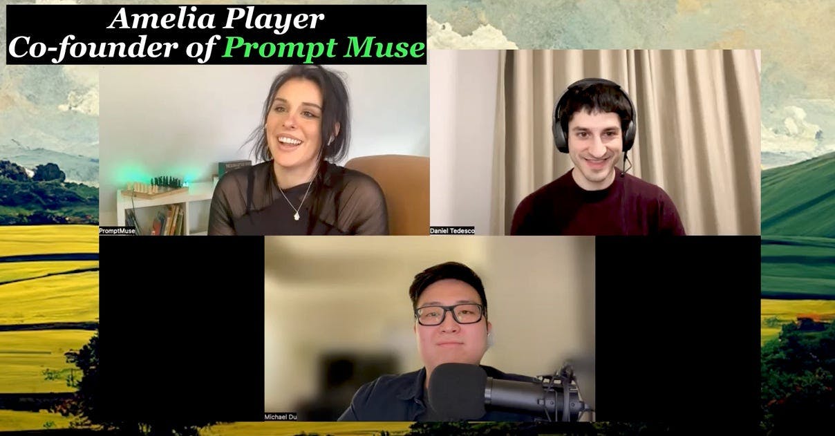 I particularly enjoyed our interview with master AI artist Amelia Player.