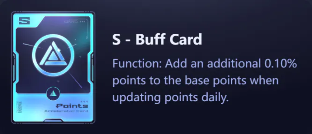 S - Buff Card