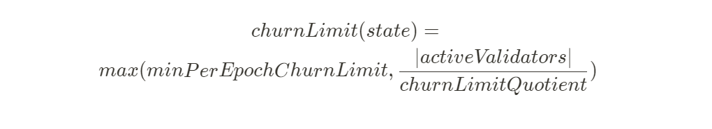 Equation 1. Churn Limitation