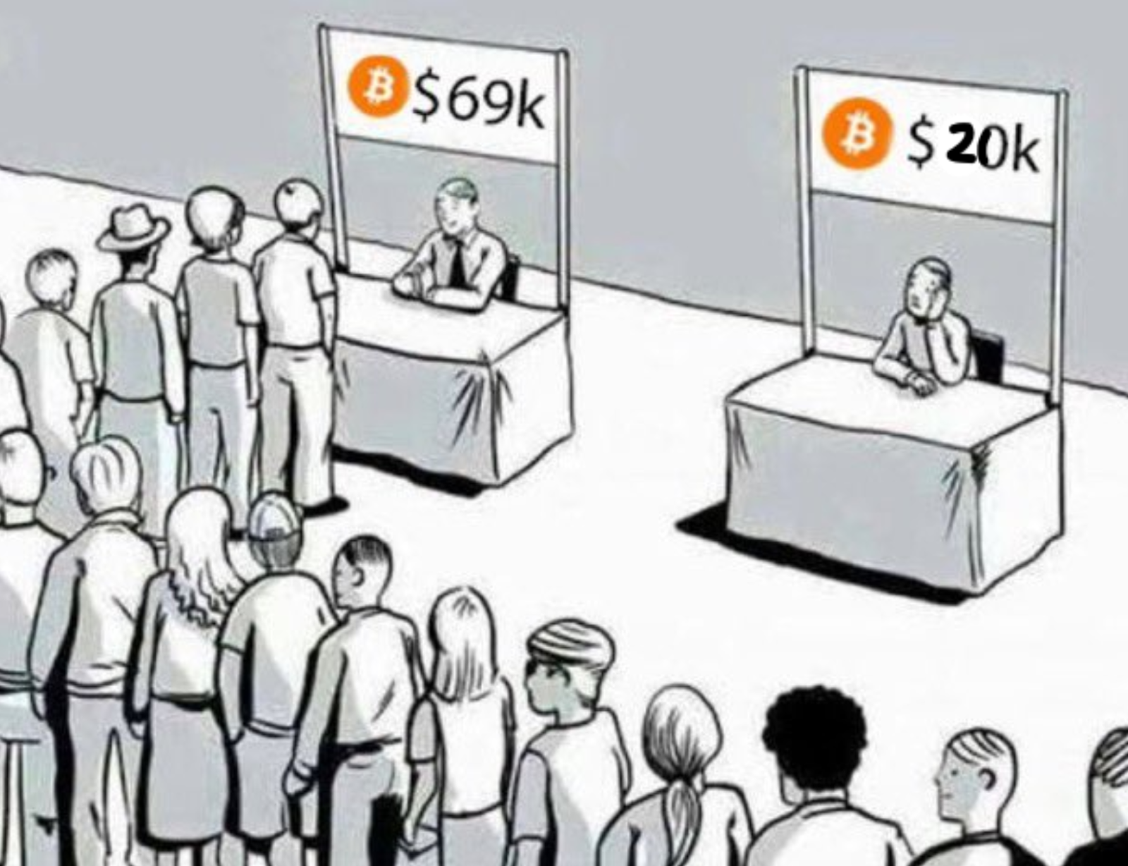 Meme of Bitcoin