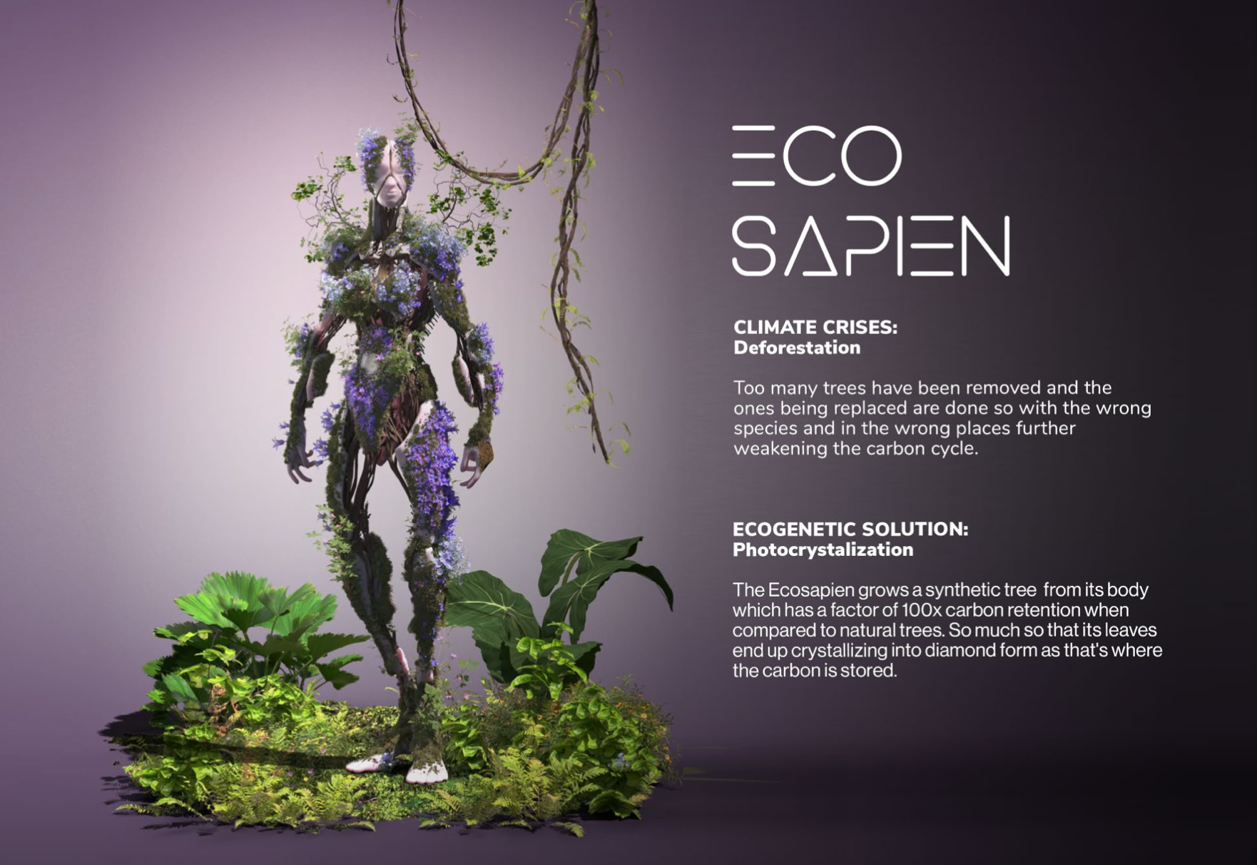 Meet Eco, she is the fearless leader of the Ecosapiens