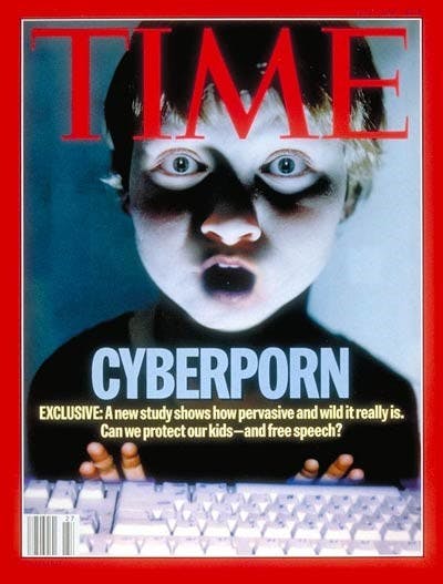 Scare stories like these created negative public perception about the internet during its infancy (Source: Reference #4)