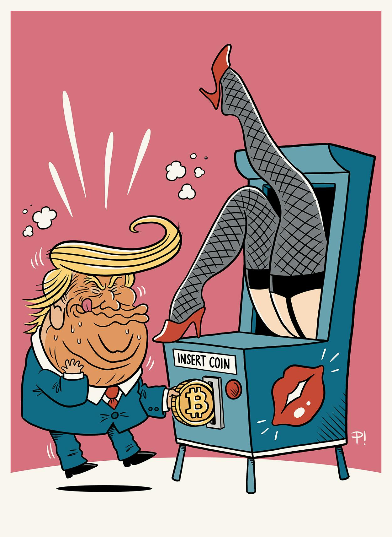 "Trump Pays a Prostitute in Bitcoin"