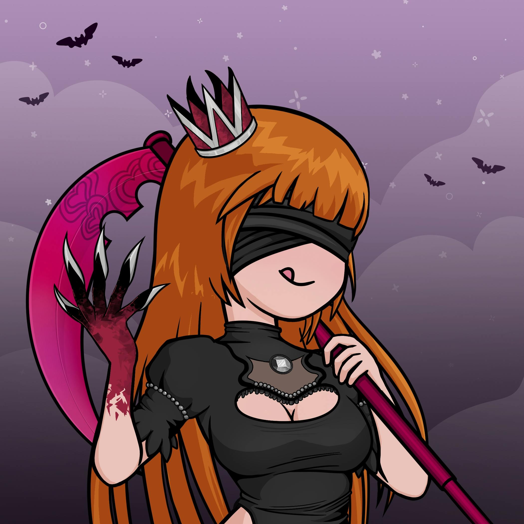 Scythe + Demon Crown and Hand + Spooky BG - (Collab w/ KGF and Spooky Season '22)