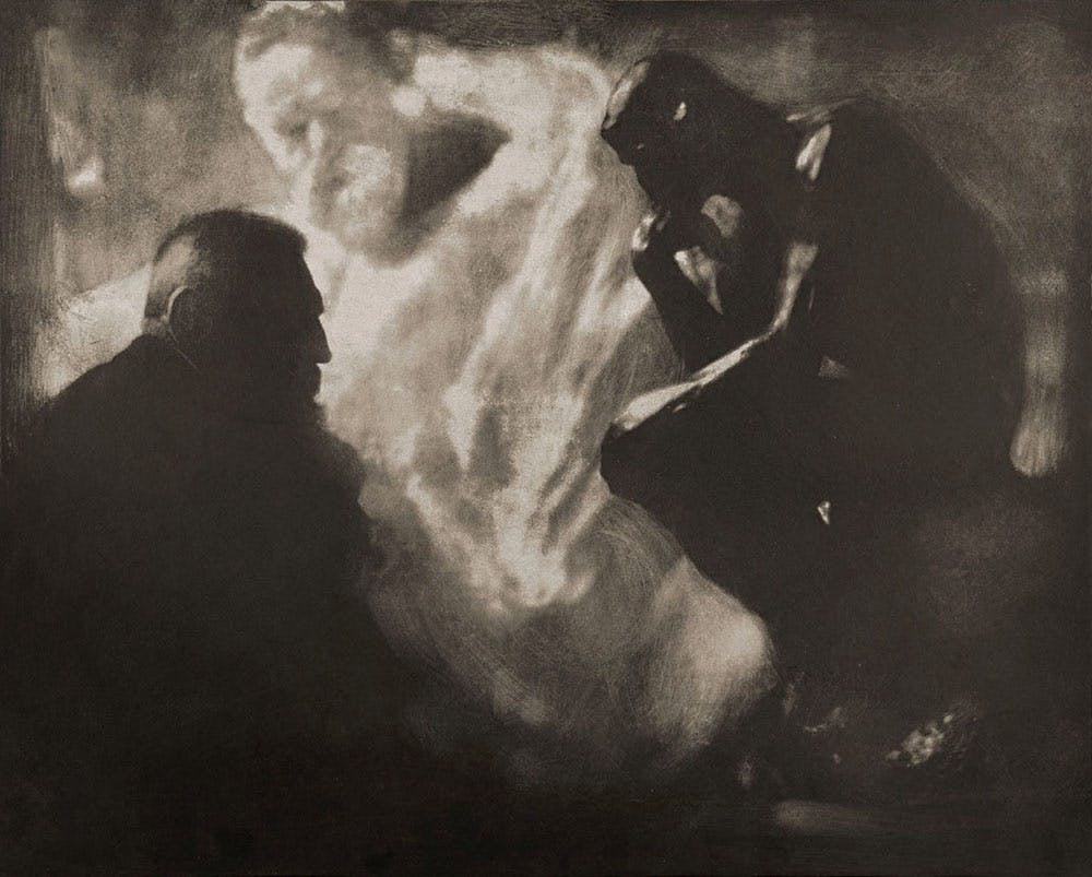 Edward Steichen: Rodin, Le Penseur (1902)