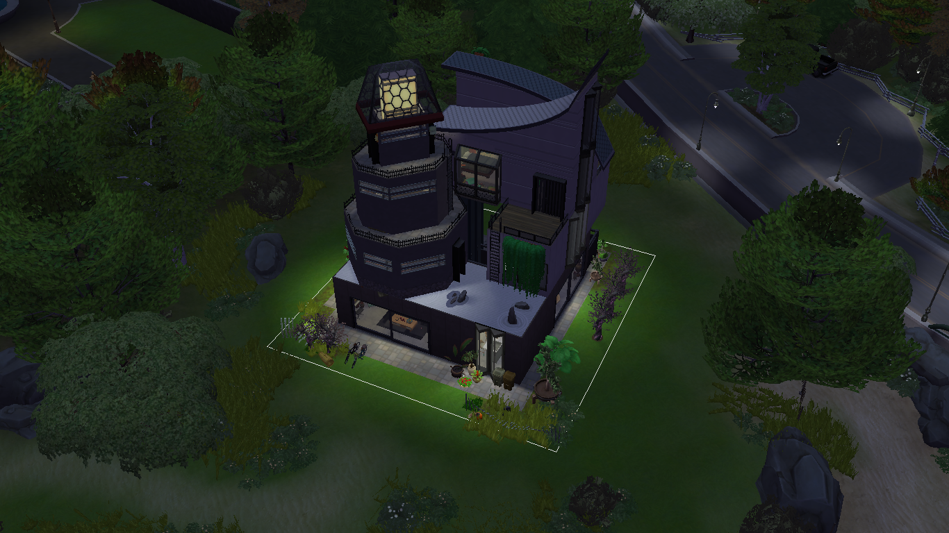 Future build in progress: a modern lighthouse/cottage for immortals