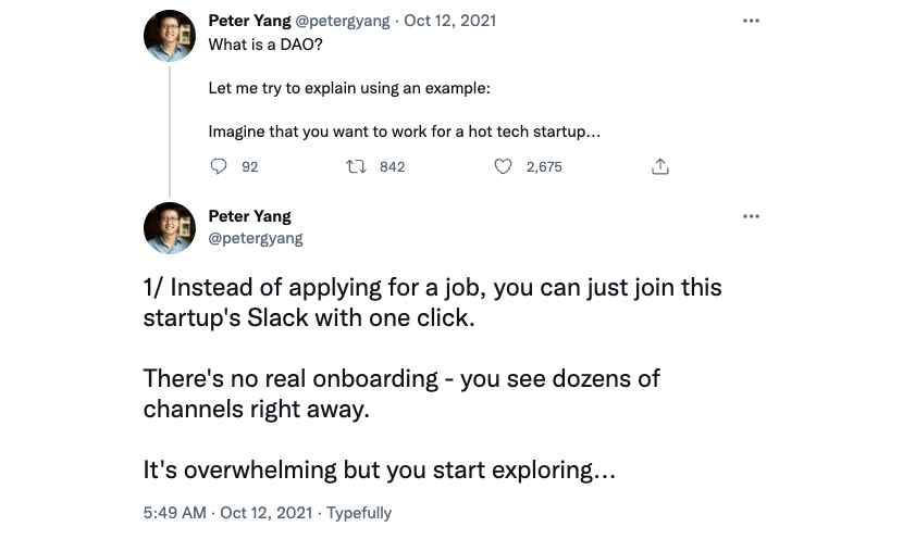 Pater Yang's tongue-in-cheek, but realistic look at DAO onboarding today