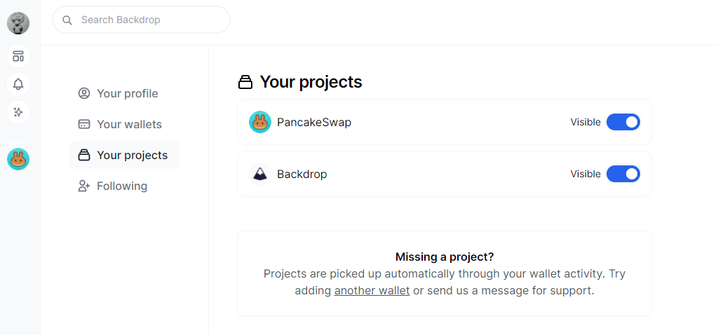 Your projects