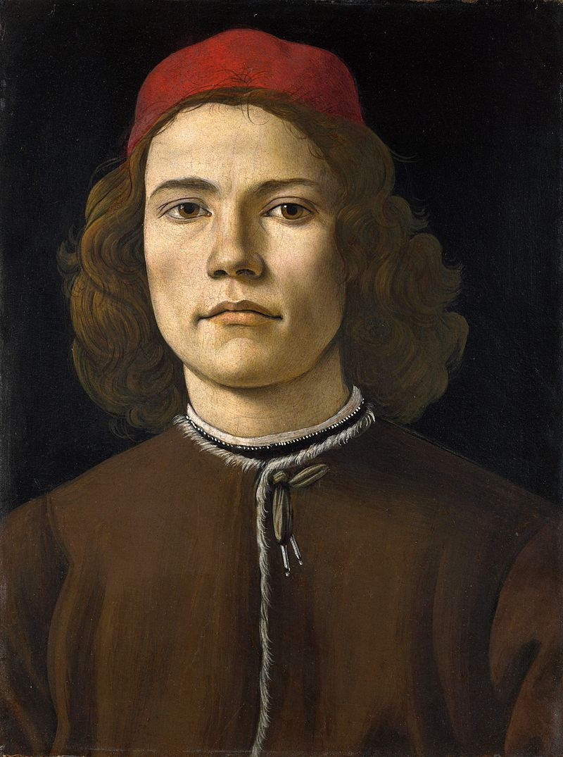 Young Man by Sandro Botticelli, 1483