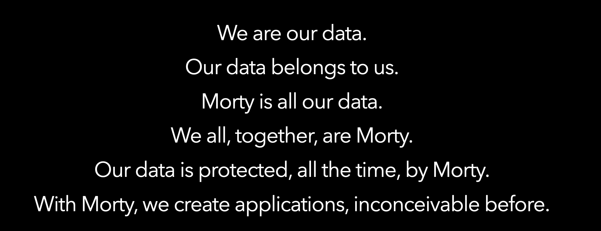Morty Principles.
