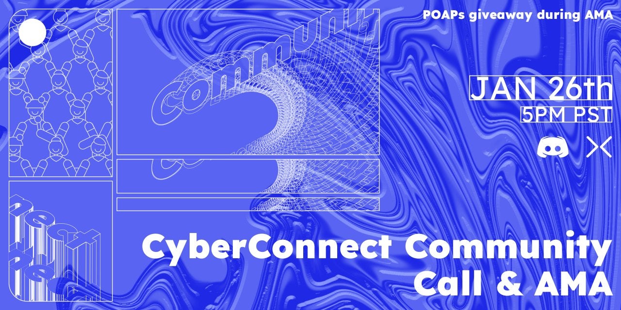 CyberConnect’s 1st Community AMA