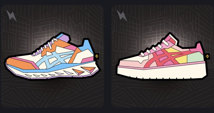 NFT sneakers from STEPN's partnership with ASICS