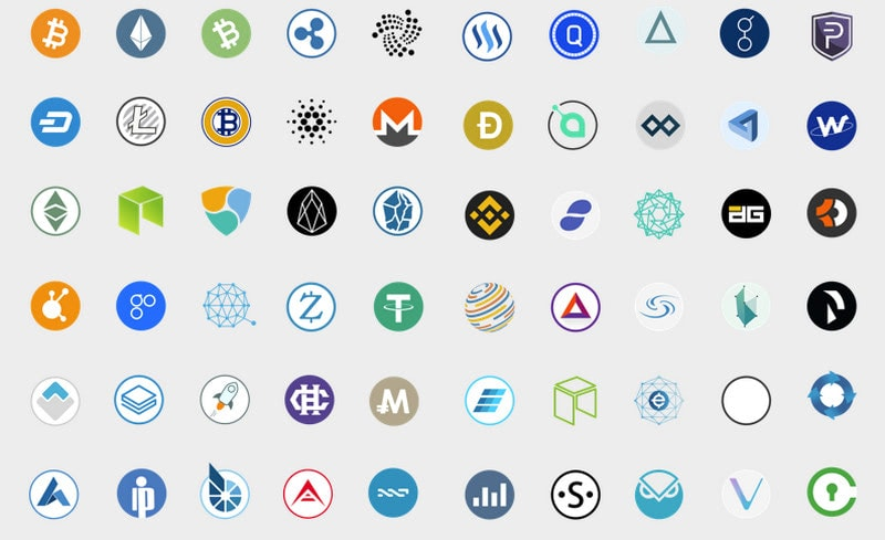 Top 100 Cryptocurrency Symbols