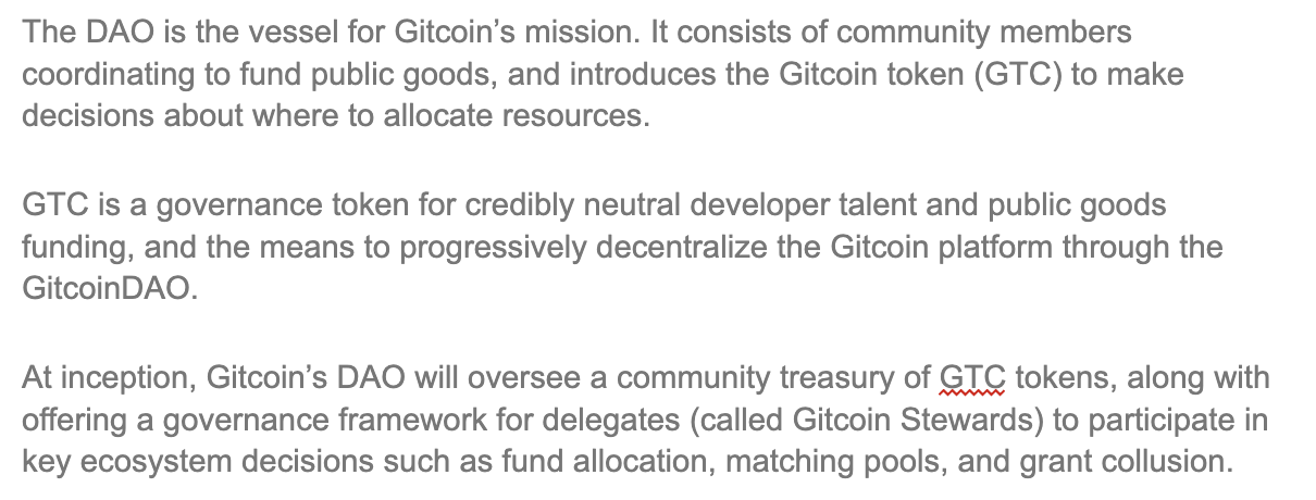 Source: https://gitcoin.co/blog/introducing-gtc-gitcoins-governance-token/ 