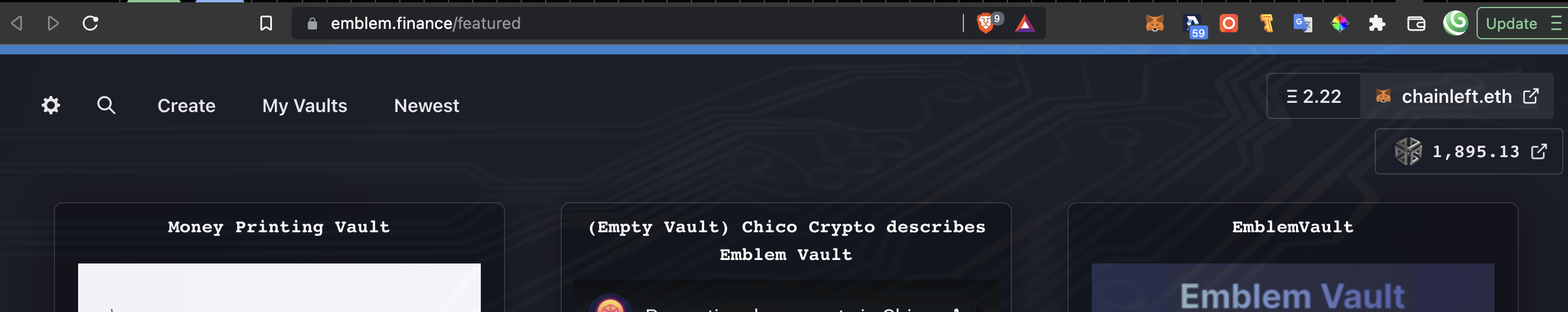 Emblem Vault App