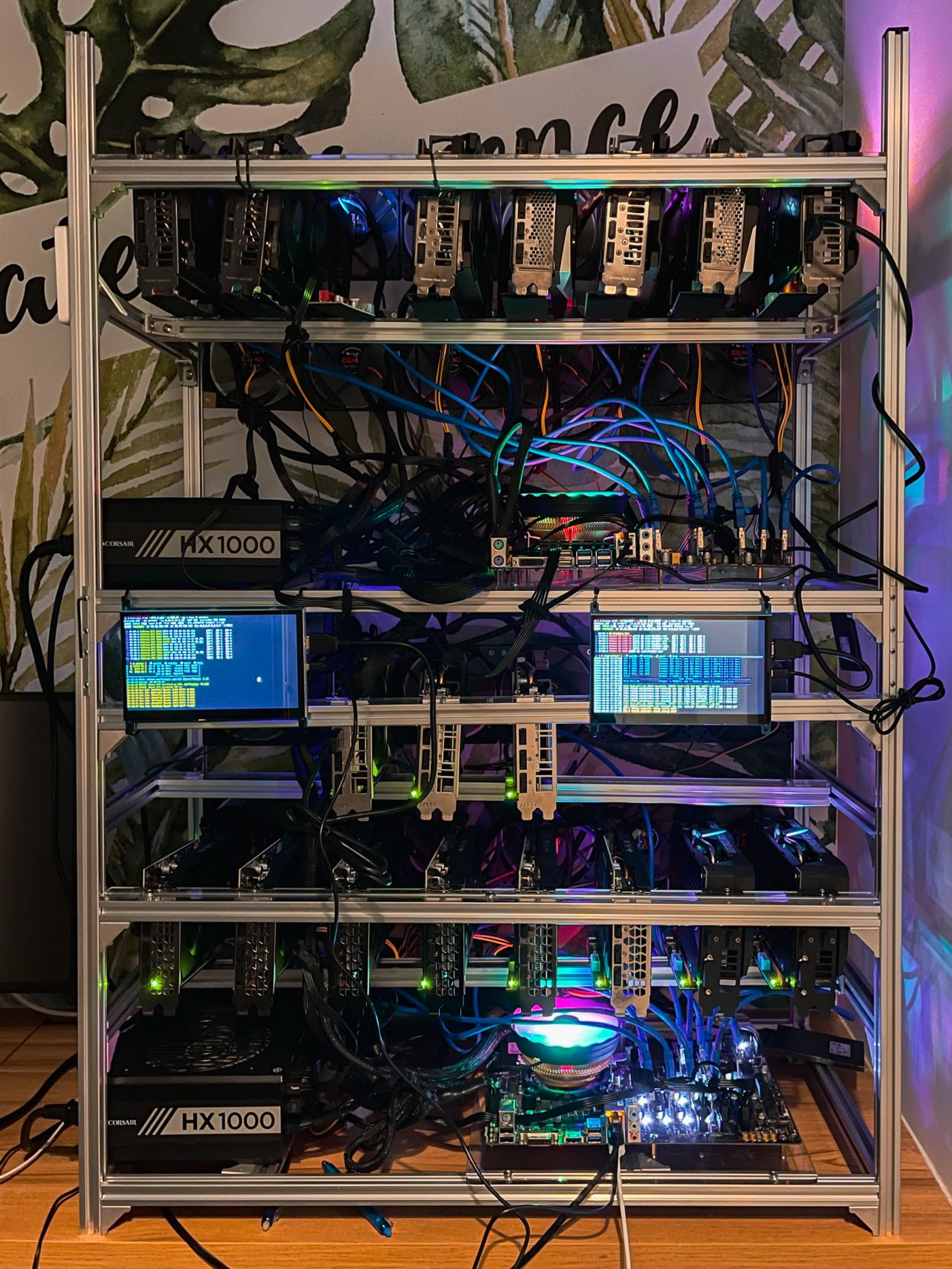 2 of my mining rigs at my workplace