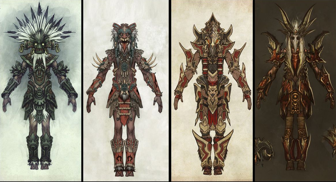 There are several shamans now - Blizzard Ent. Diablo III concept art by Trent Kaniuga