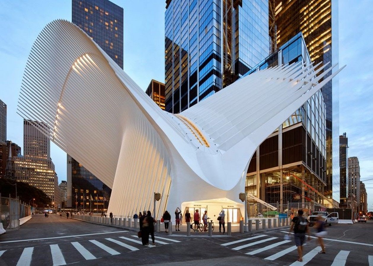 The Oculus Building sets the tone for walking into The New Yorker office. 
