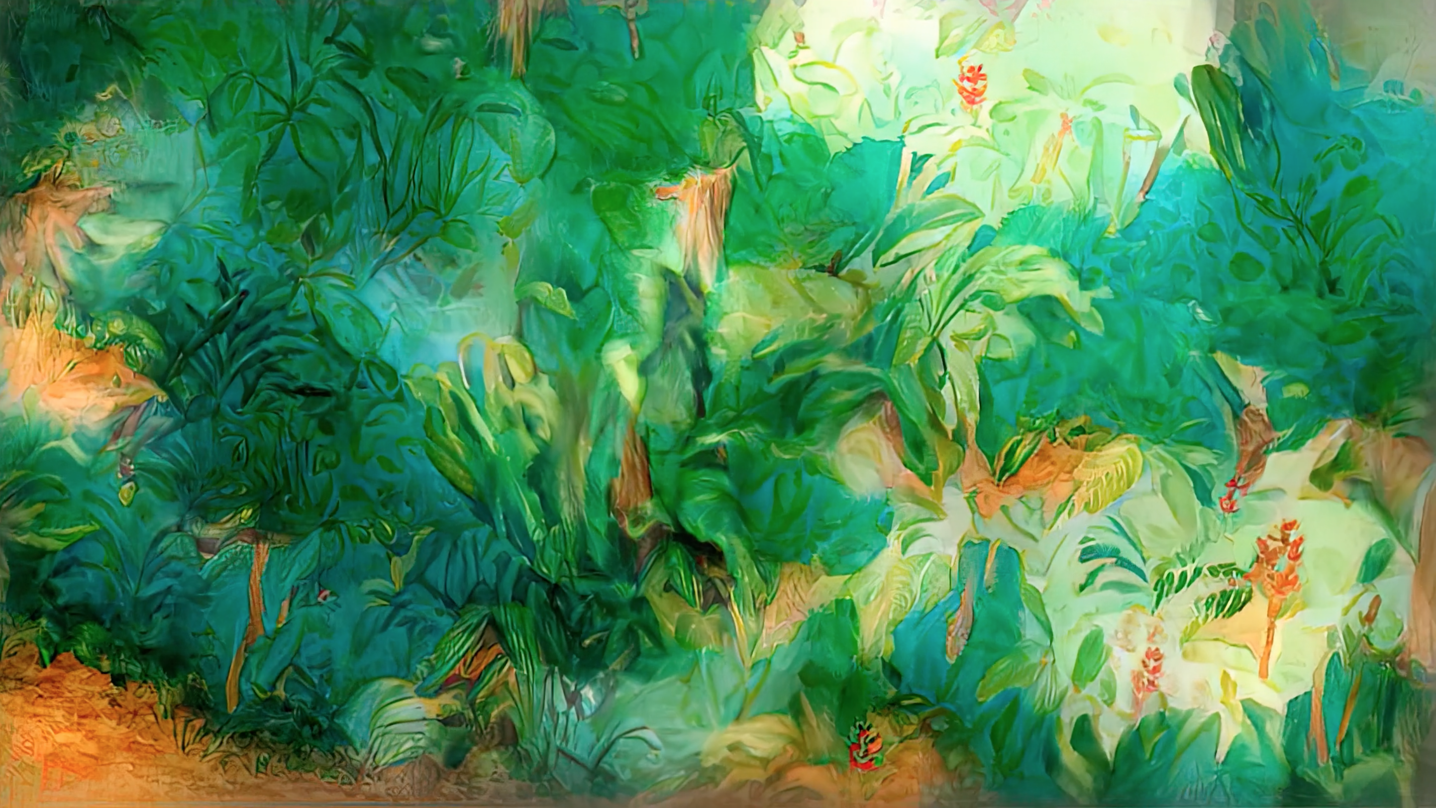 Neural Style Transfer created using the previous illustration scenario as a base