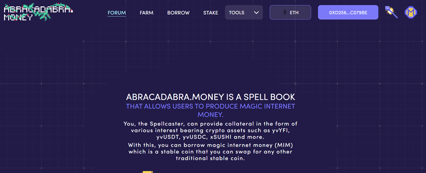 Abracadabra Money官网