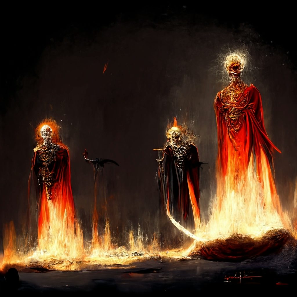 Gods of fire and death