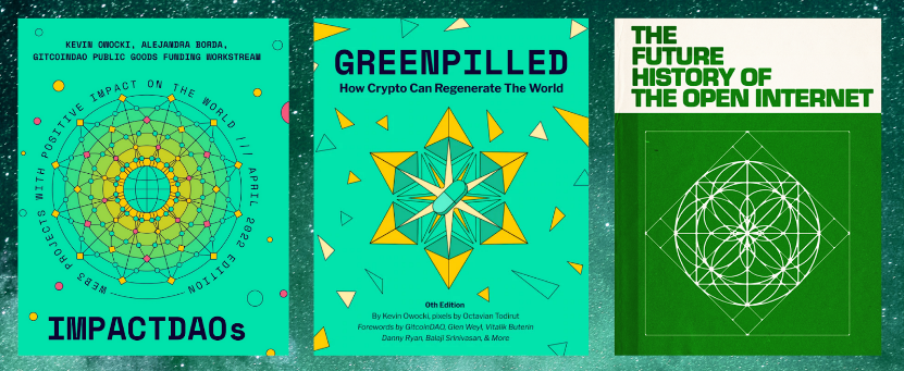 Greenpilled – одна из книг сообщества Gitcoin – стала важным проводником в мир общественных благ и переведена на 10 языков. Источник: https://twitter.com/gitcoin