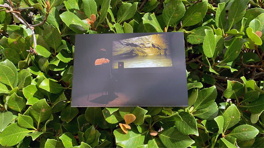 Yamaguchi Center of Arts and Media (YCAM) sells 100-yen postcards of images from Takawo’s Depth of the Field - Processing Photography Blink Series, an installation work created and exhibited at Minimum Interface (2008).