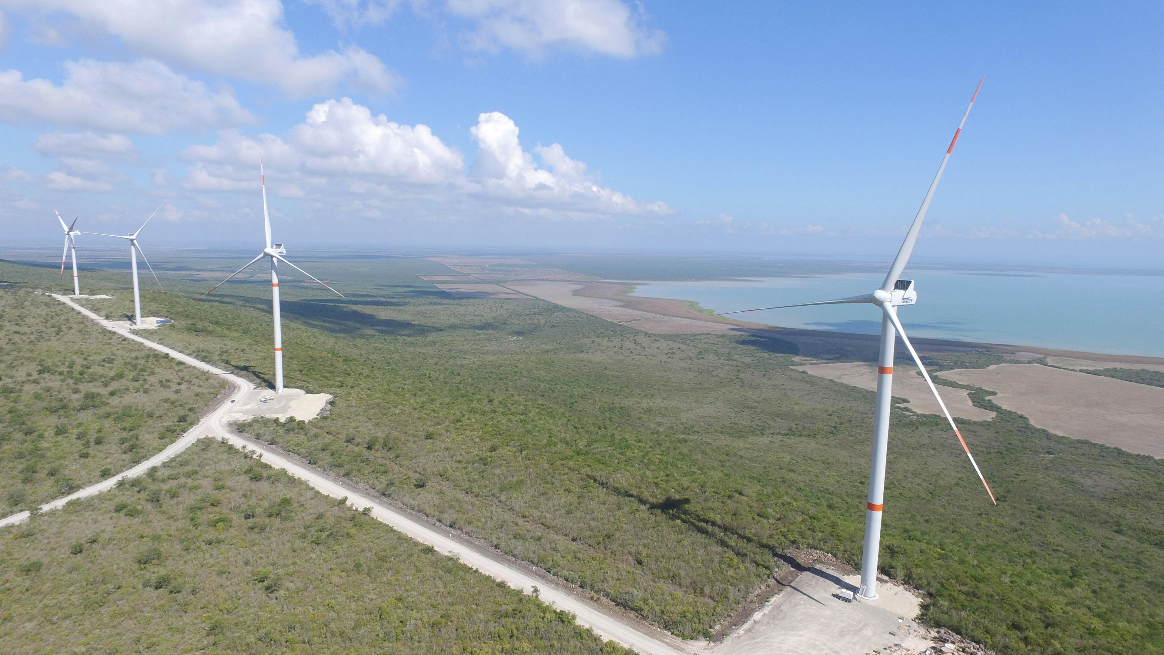Ciudad Victoria & La Mesa wind farms in Tamaulipas, Mexico