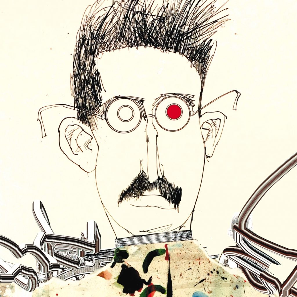 Illustration from a NYT article about Walter Benjamin
