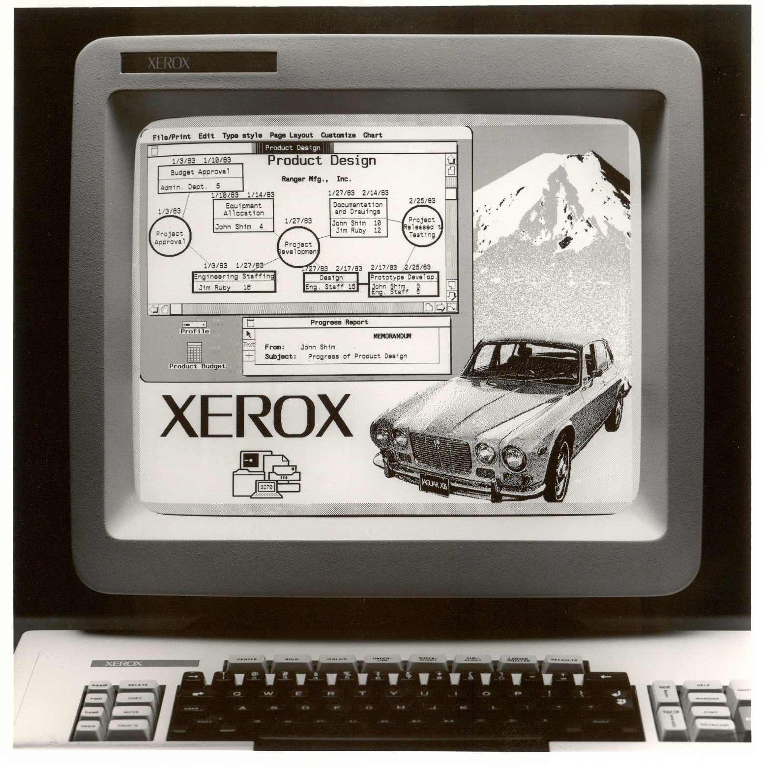 Xerox Star 8010 Interface (1981)