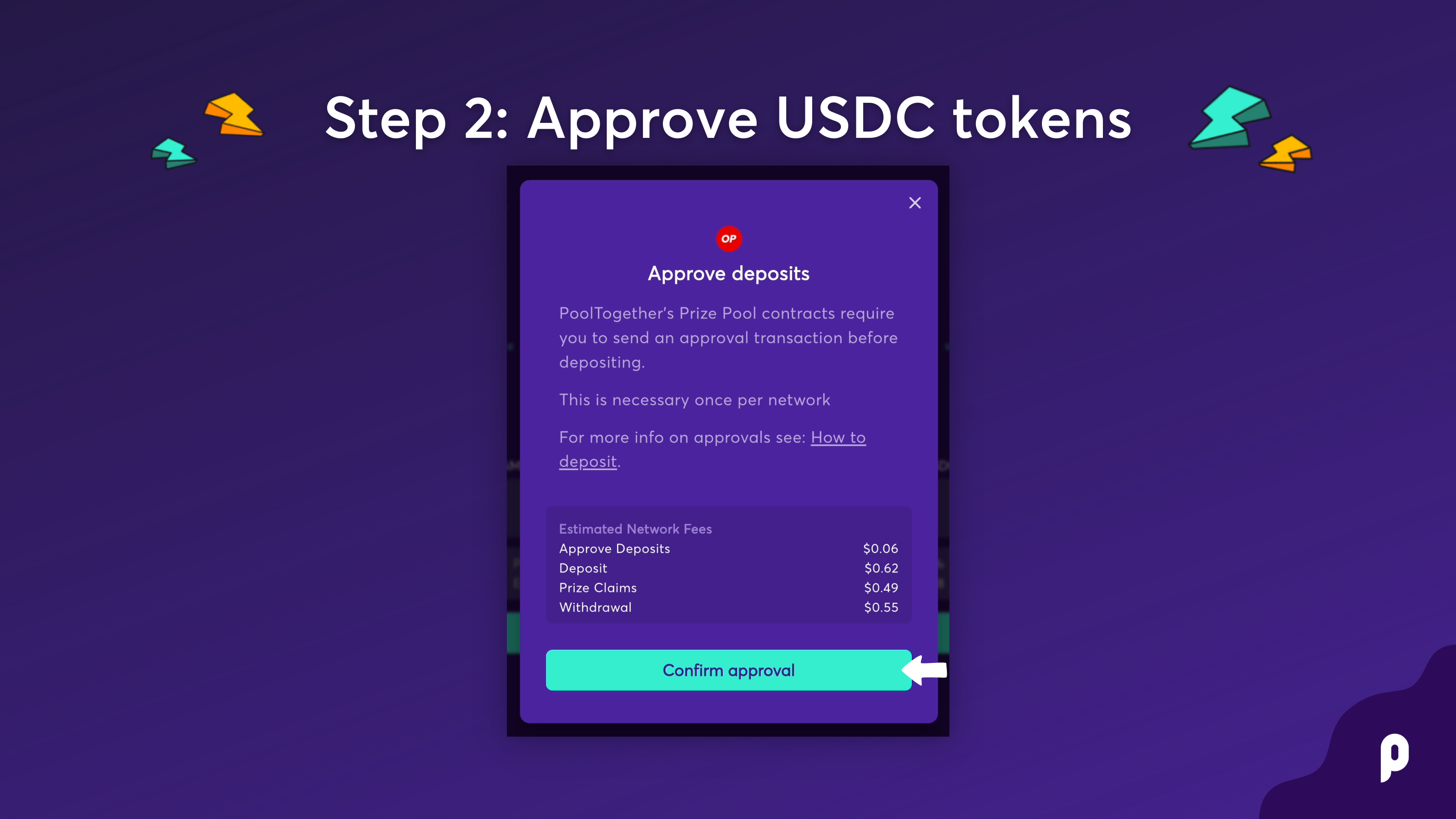 Step 2: Approve USDC tokens