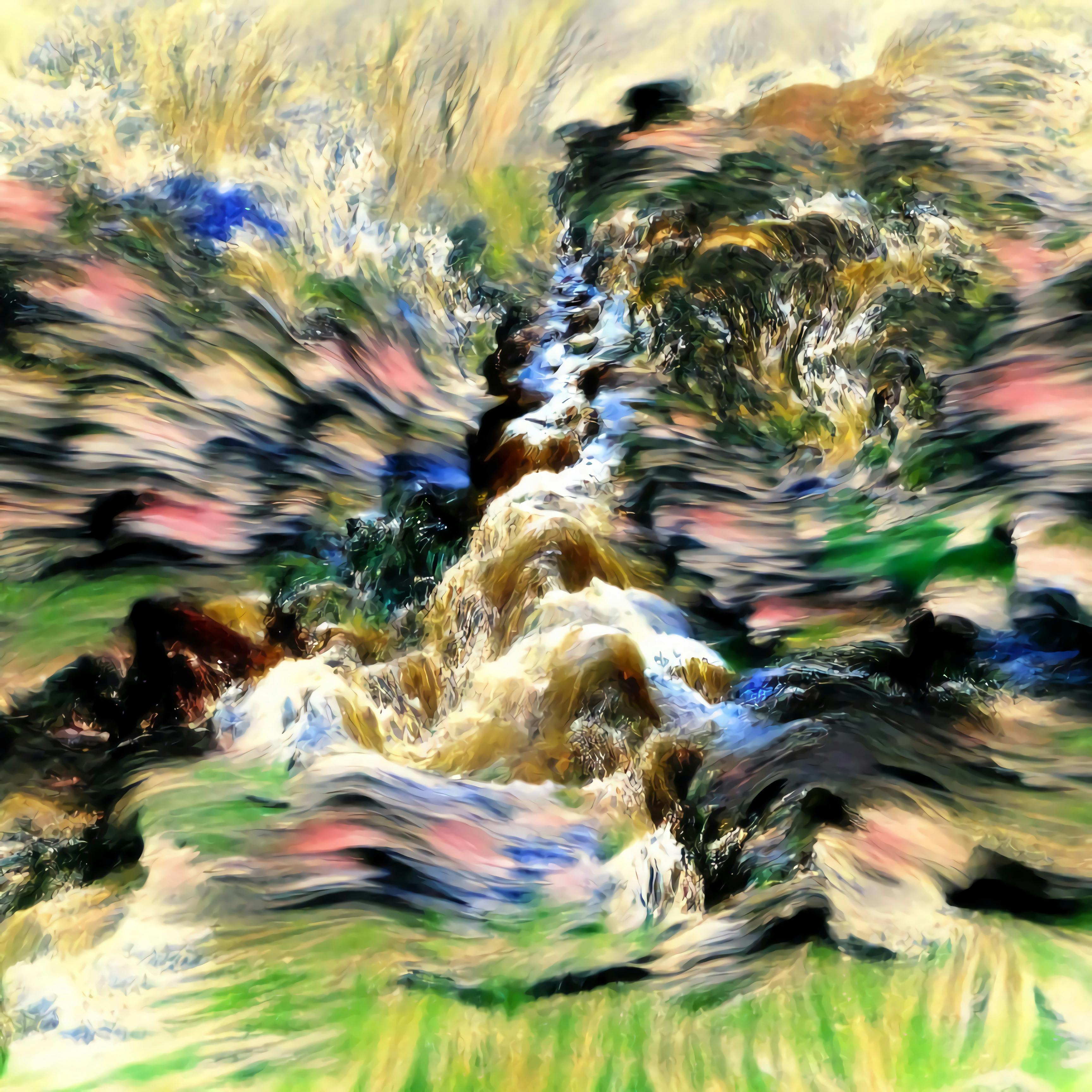  Peter Pink-Howitt, "Rushing through the vast astonishment", algo-art, 2021 CE