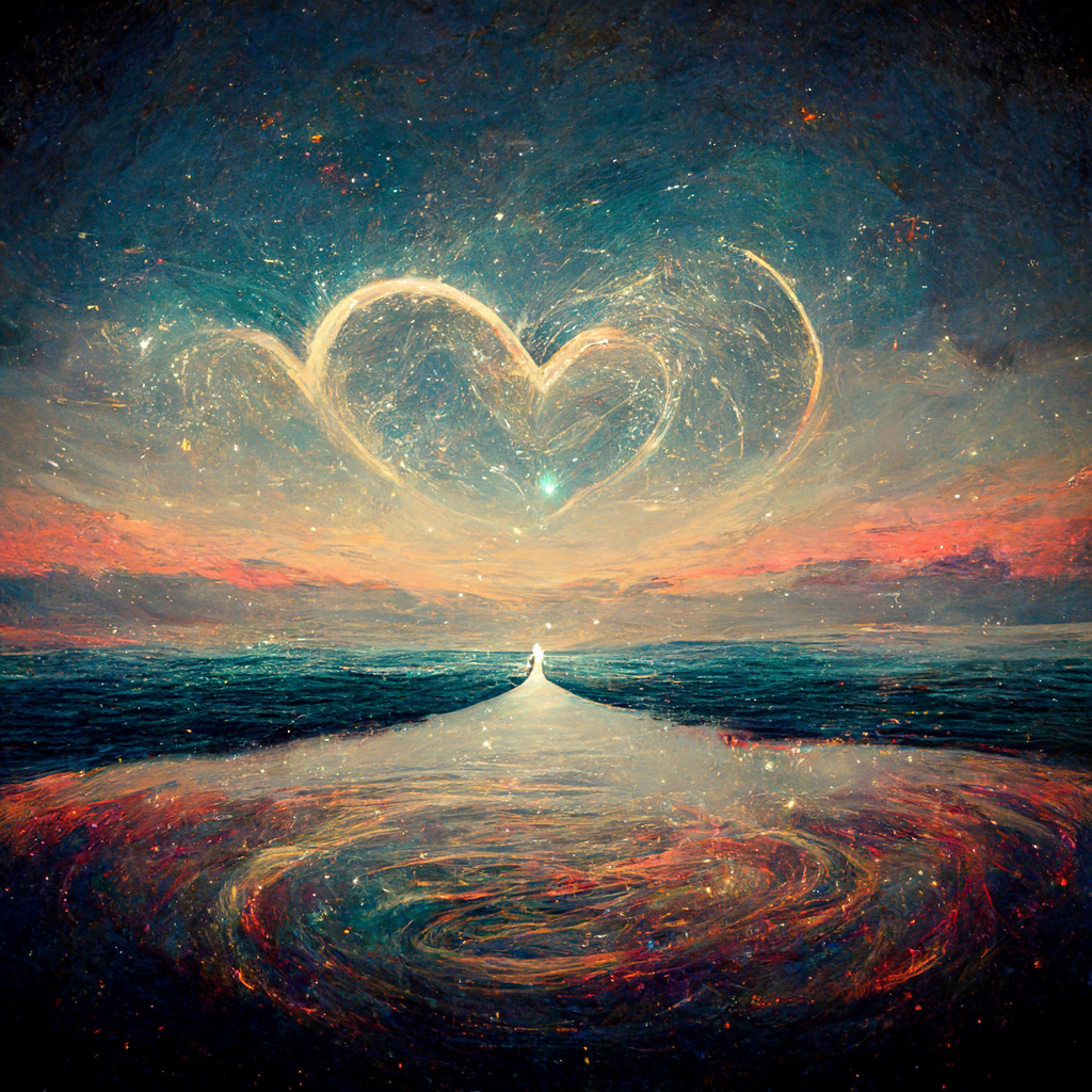 I love you across infinite space and time.Midjourney