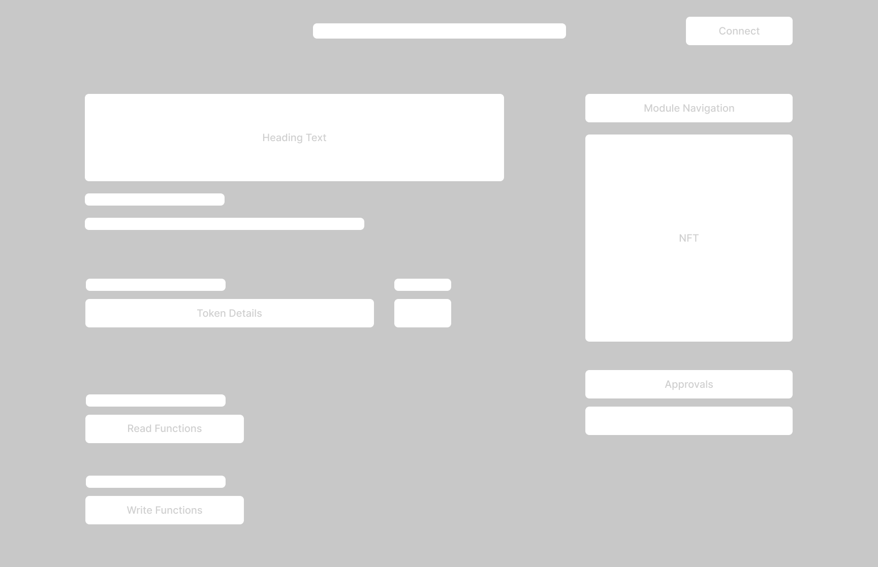 Fig 3. Early wireframes of the protocol page.